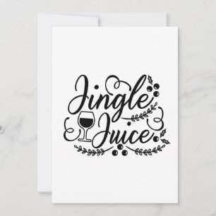 Rolig julölsk dricking Jingle Juice Spara Datumet