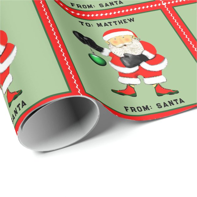 Rolig julpresent för boxning presentpapper (Rullad Hörn)