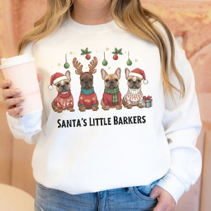 Rolig julpresent till fransk bulldogg-mamma t shirt