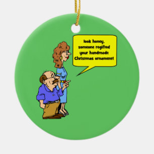 rolig julprydnad julgransprydnad keramik