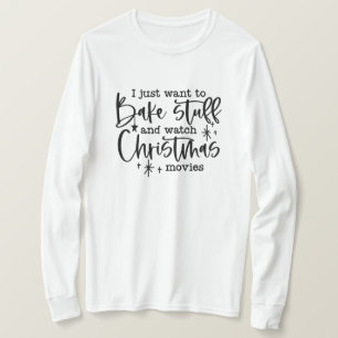 Rolig julskämt Bakverk & Film T Shirt