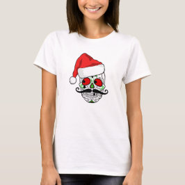 Rolig julsockerskalle tee shirt
