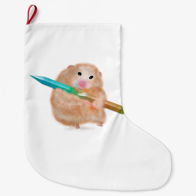 Rolig julstrumpa med hamster av ORDesigns (Framsidan)