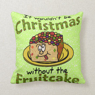 Rolig jultecknadFruitcake Kudde