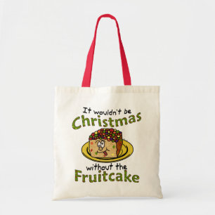 Rolig jultecknadFruitcake Tygkasse