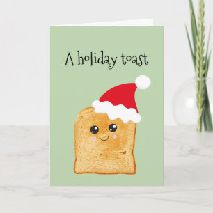 Rolig jultoast jul helgkort