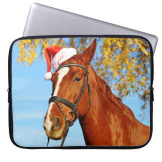 Rolig jultomte mössa Häst Jul Samsung Galaxy S22 Laptop Fodral