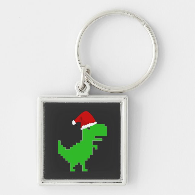rolig jultomte trex nyckelring (Framsidan)
