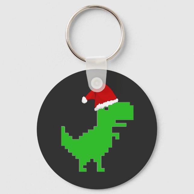 rolig jultomte trex nyckelring (Framsida)