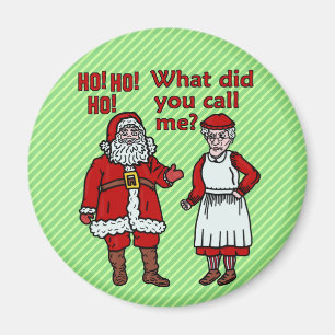 Rolig jultomten & Fru jul Magnet