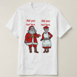 Rolig jultomten & Fru julpersonlig T Shirt