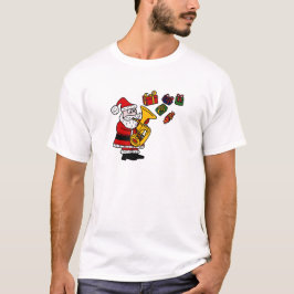 Rolig jultomten som leker Tubajulkonst T Shirt