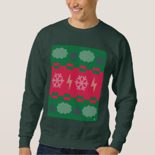 Rolig jultröja design lång ärmad tröja