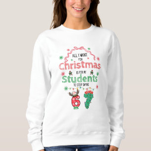 Rolig jultröja för lärare 6-7 t shirt