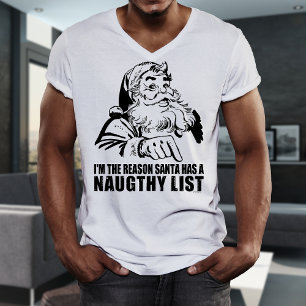 Rolig jultröja med tomte t shirt