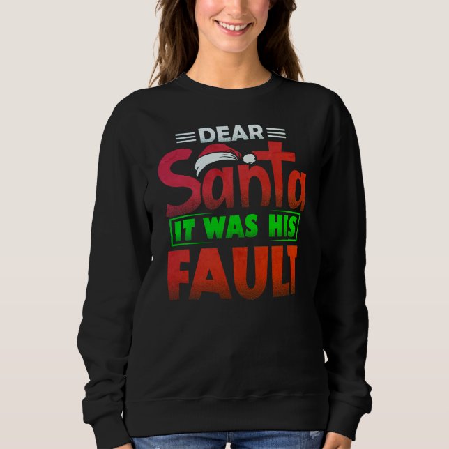 Rolig jultröja perfekt för julkul t shirt (Framsida)