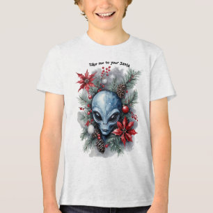 Rolig julutlänning "Ta mig till din tomte" T Shirt