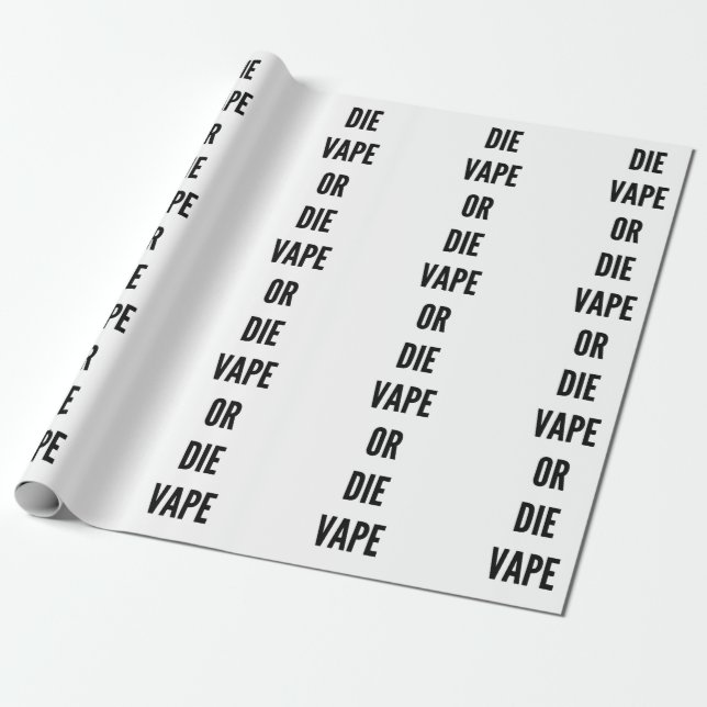 Rolig julvape eller vaping dunst för matris presentpapper (Utrullad)