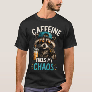 Rolig Kaffe Driver Min Kaos Iskaffe Räv T Shirt