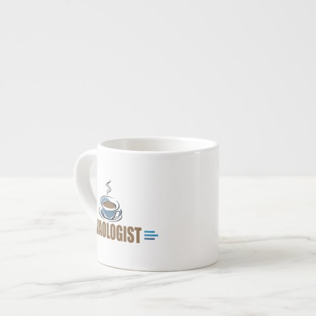 Rolig kaffe espressomugg (Framsida vänster)
