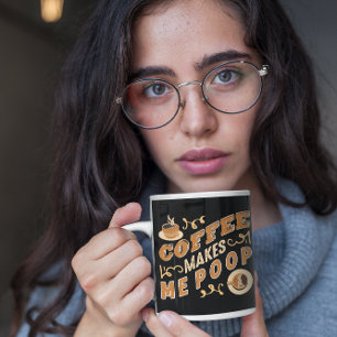 Rolig kaffe får mig att bajsa  mugg