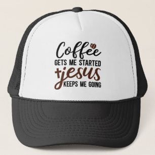 Rolig kaffe Jesus ordkonst Keps