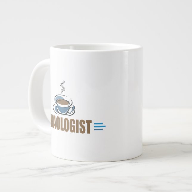 Rolig kaffe jumbo mugg (Framsida vänster)