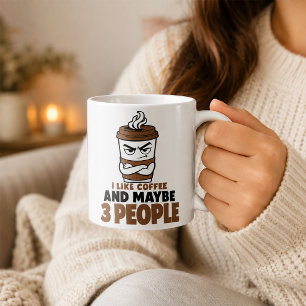 Rolig Kaffe kopp för Introvert Person Presente Ant