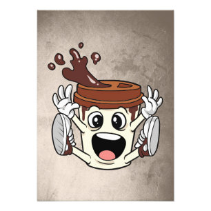 Rolig Kaffe Kopp För Kaffeälskare Fototryck