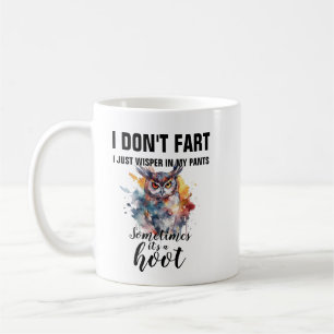 Rolig Kaffe Kopp - Ugglans Tysta Fisk - Hoot Anpas