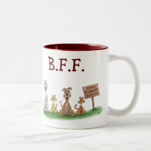 Rolig kaffe koppar: Bästa vänför evigt Två-Tonad Mugg