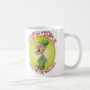 Rolig kaffe koppar: Dumt folk Kaffemugg