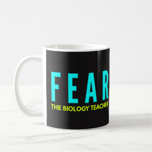 Rolig kaffe koppar - frukta biologilärare