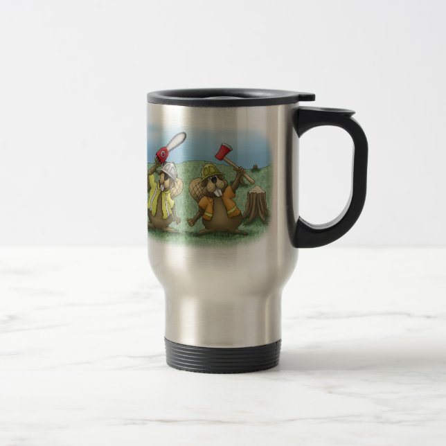 Rolig kaffe koppar: Mer smart arbete Resemugg (Höger)