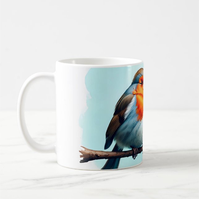Rolig Kaffe Mugg för Tidiga Fåglar Tidig Fågel (Vänster)