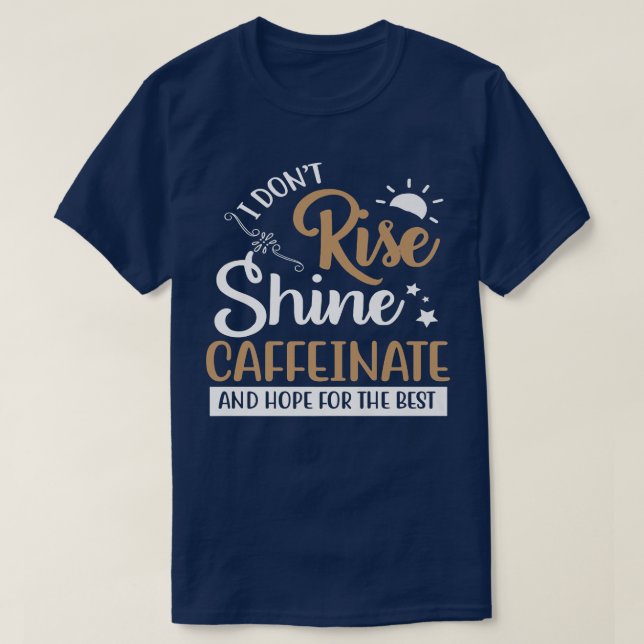Rolig kaffe  t shirt (Design framsida)
