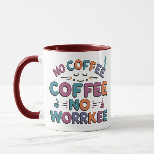 Rolig Kaffeälskare Kombomugg Mugg (Vänster)