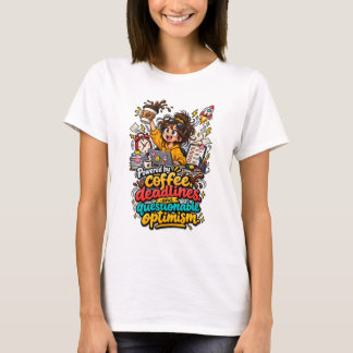 Rolig kaffedekadenser optimismcitat t shirt