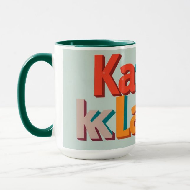 Rolig Kaffeeklatsch Skvaller Och Kaffe Specialdesi Mugg (Vänster)