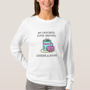 Rolig kaffehumor t shirt