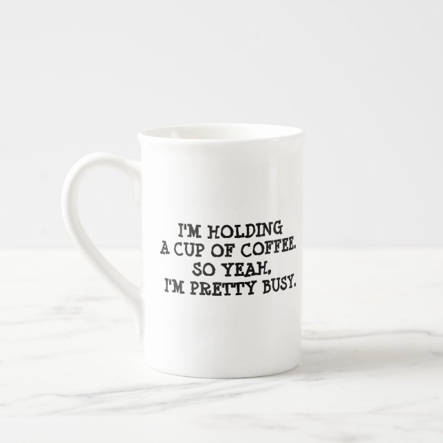 ROLIG KAFFEKOPP BENPORSLIN MUGG (Vänster)