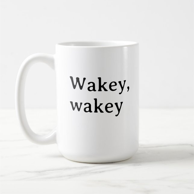 Rolig kaffekopp eller tekopp (Vänster)
