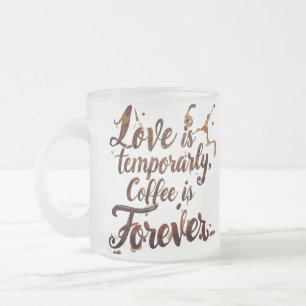 Rolig kaffekopp för Alla hjärtans dag-gåva för par