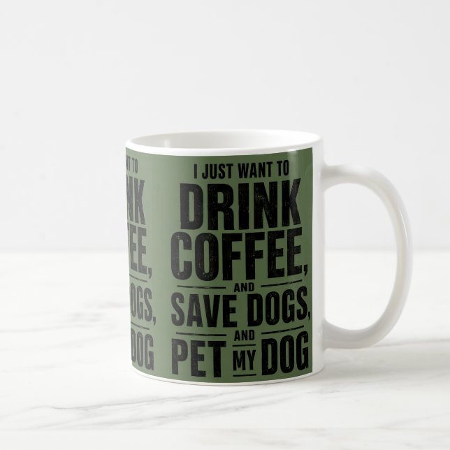 Rolig kaffekopp för hundälskare  (Höger)