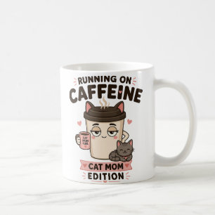 Rolig kaffekopp för kattmamma - present till kattä