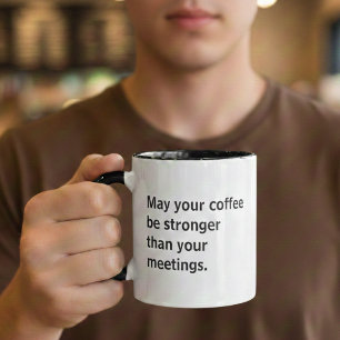 Rolig kaffekopp för kollegor