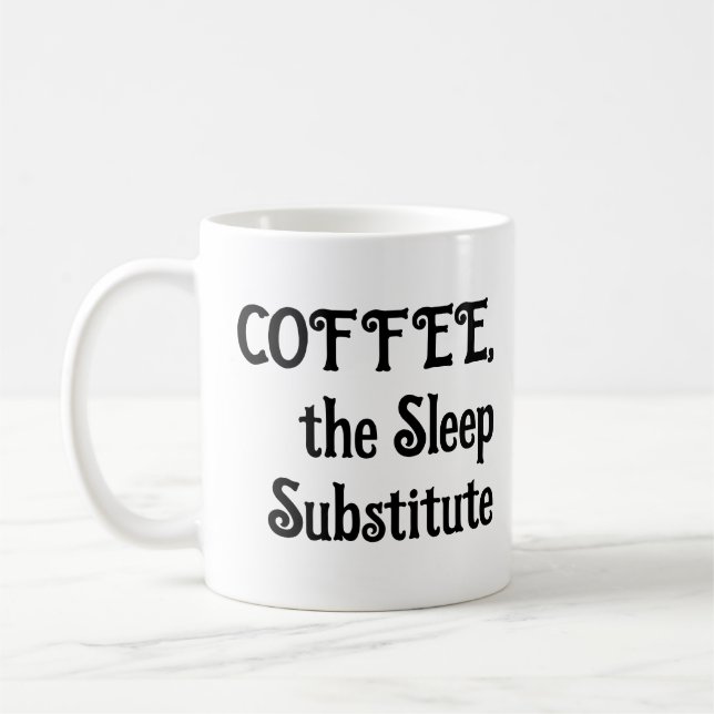 Rolig kaffekopp Sömnsubstitut (Vänster)
