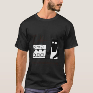 Rolig kaffelskarare design humoristisk katt som gö t shirt