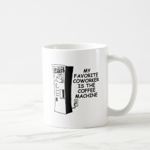 Rolig kaffemaskin-kollega-mugg kaffemugg