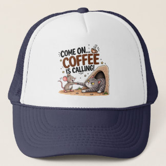 Rolig kaffemössa för kaffeälskare keps